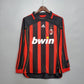 AC Milan 2006/07 Home Men's Long Sleeve Jersey- Retro