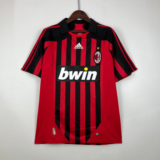 AC Milan 2007/08 Home Men's Jersey- Retro