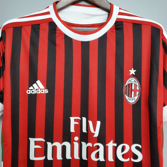 AC Milan 2011/12 Home Men's Jersey- Retro