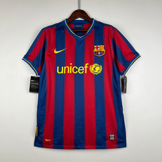 Barcelona FC 2009/10 Home Men's Jersey- Retro