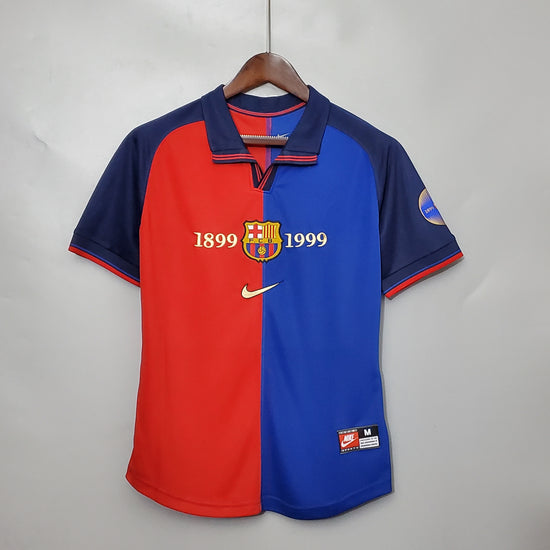 Barcelona FC 100th Anniversary Home Men's Jersey- Retro