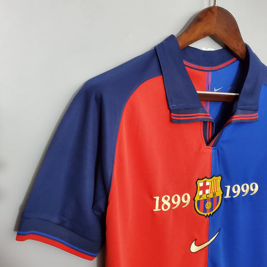Barcelona FC 100th Anniversary Home Men's Jersey- Retro