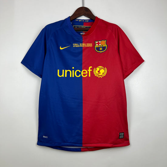 Barcelona FC 2008/09 Home UCL Final Men's Jersey- Retro