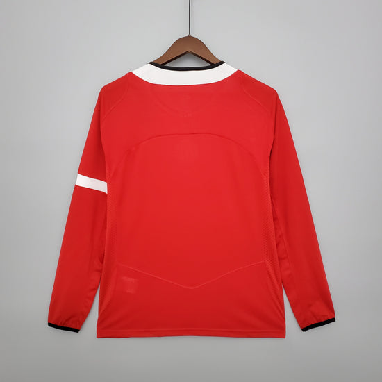 Manchester United 2005/06 Home Men's Long Sleeve Jersey- Retro
