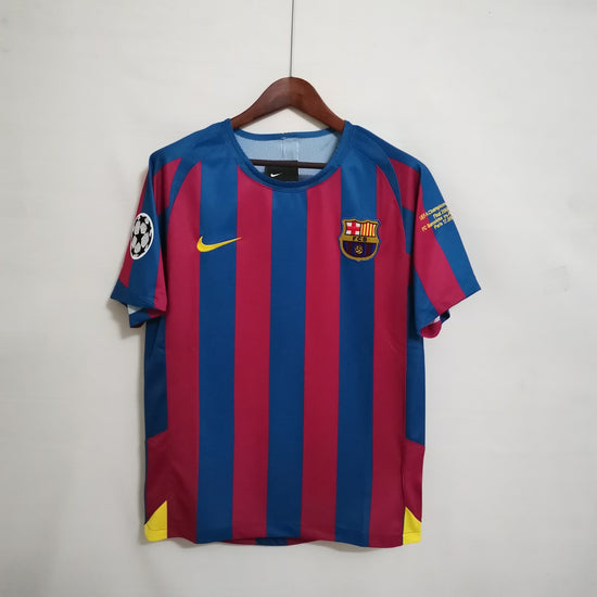 Barcelona FC 2005/06 Home UCL Final Men's Jersey- Retro