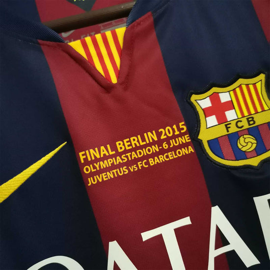 Barcelona FC 2014/15 Home UCL Final Men's Jersey- Retro