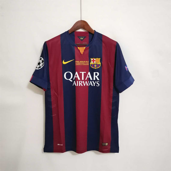 Barcelona FC 2014/15 Home UCL Final Men's Jersey- Retro