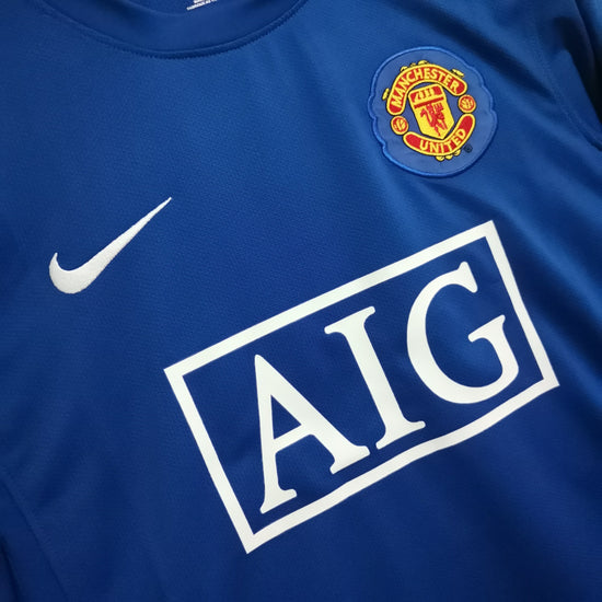 Manchester United 2007/08 Third Men's Long Sleeve Jersey- Retro