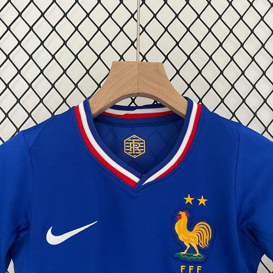 France 2024 Home Kid's Jersey & Shorts