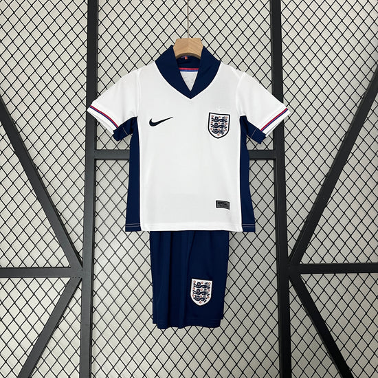 England 2024 Home Kid's Jersey & Shorts