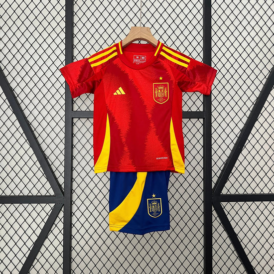 Spain 2024 Home Kid's Jersey & Shorts