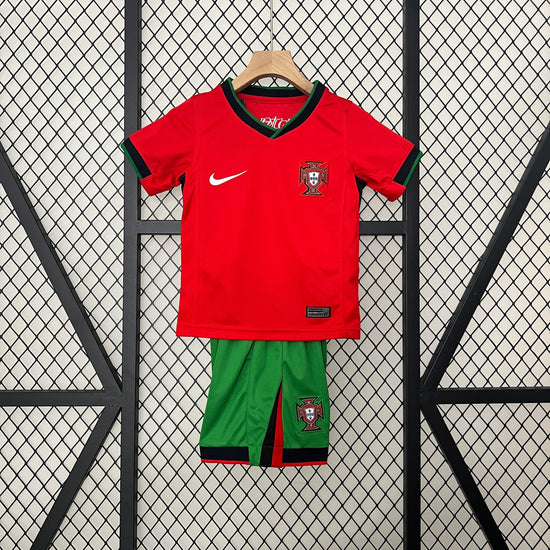 Portugal 2024 Home Kid's Jersey & Shorts