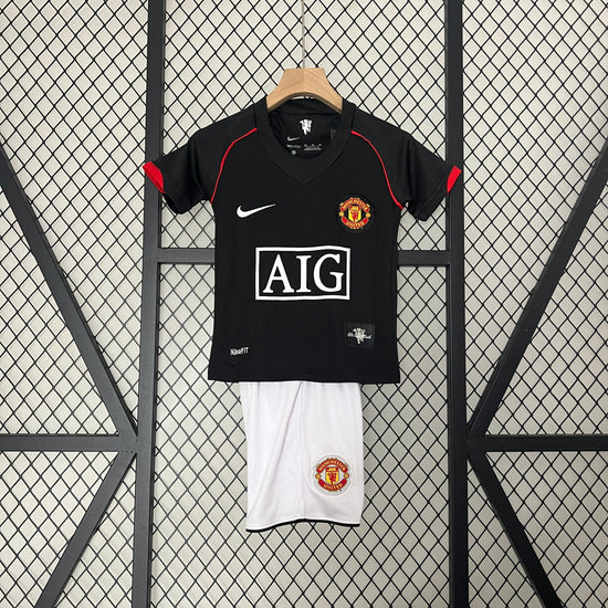 Manchester United 2007/08 Away Kid's Jersey & Shorts- Retro